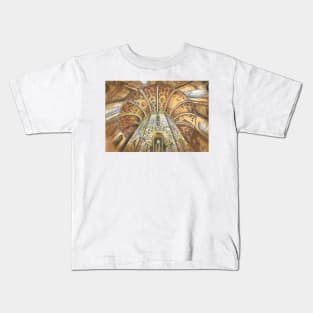 Charola. Convento de Cristo. Tomar. ink and watercolor Kids T-Shirt